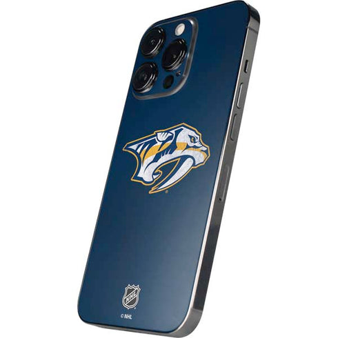 NHL Nashville Predators Distressed iPhone 16 Pro Skin